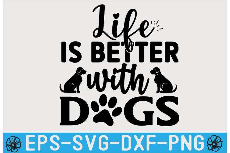 dog-svg-quotes-t-shirt-design-template