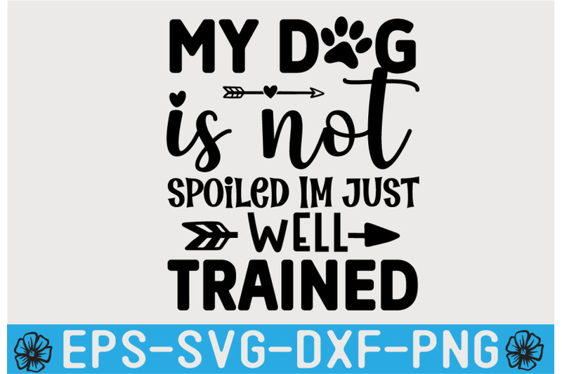 dog-svg-quotes-t-shirt-design-template