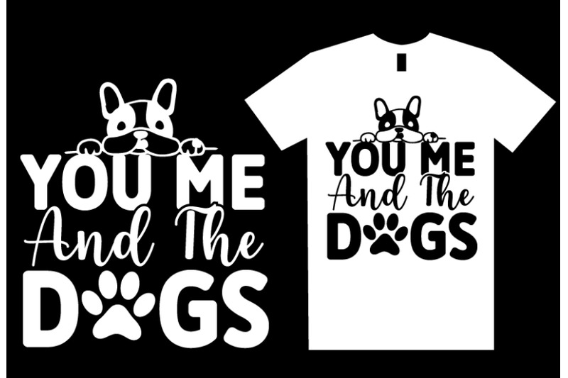 dog-svg-quotes-t-shirt-design-template