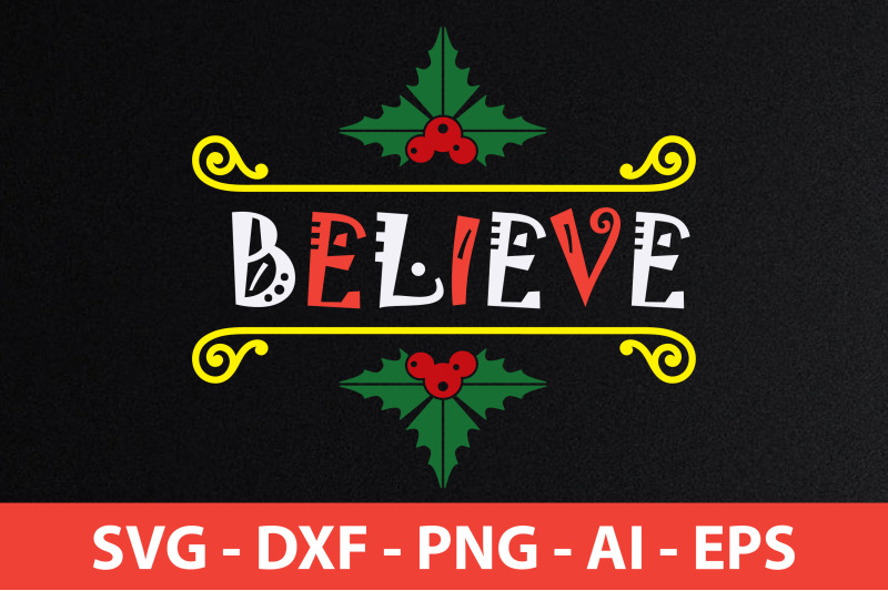 believe-svg-cut-file