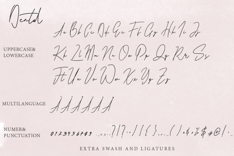 dental-signature-font