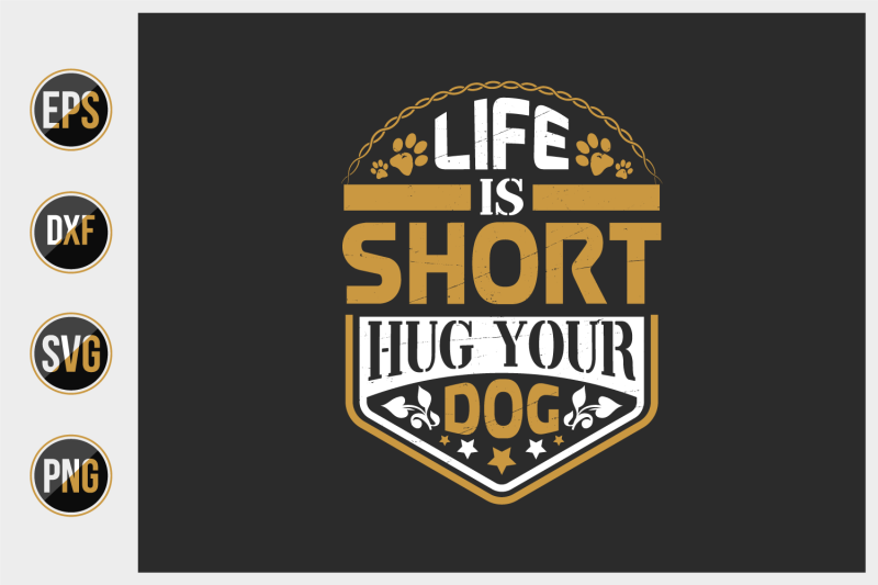 dog-typographic-quotes-design-vector-template