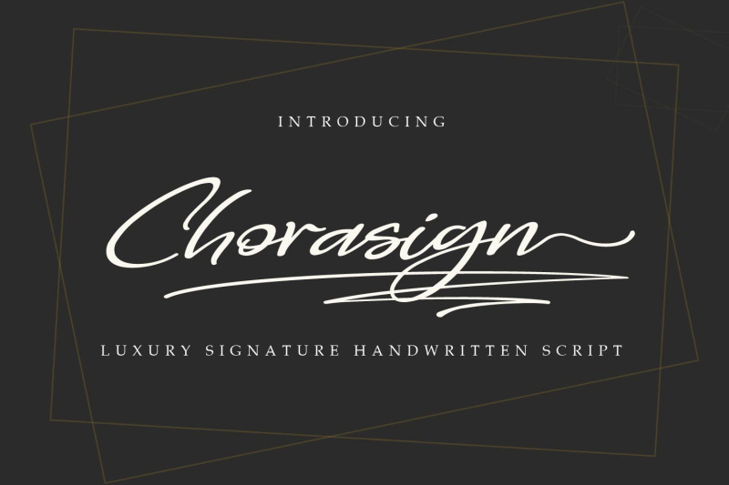 chorasign-signature-handwritten-script