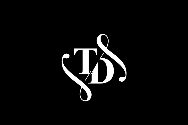 td-monogram-logo-design-v6