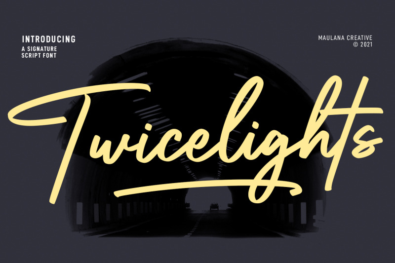 twicelights-signature-script-font