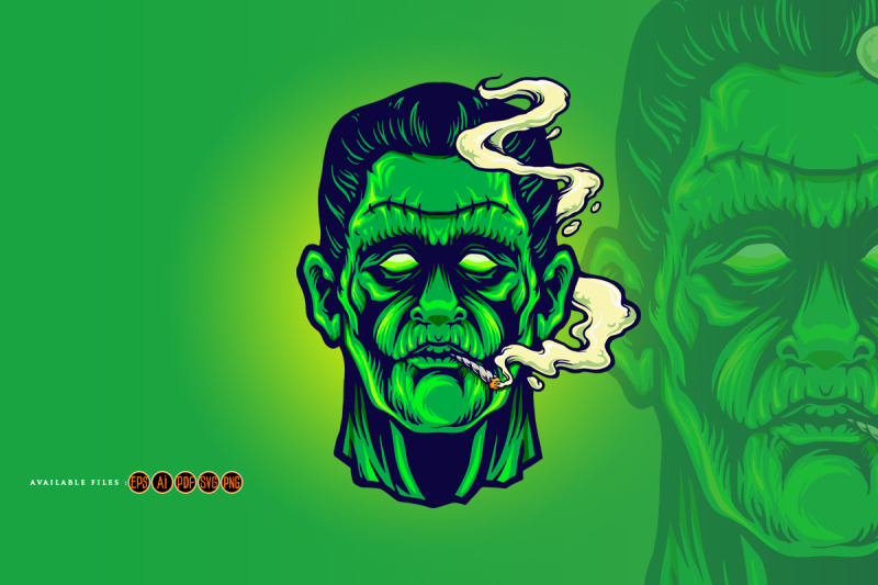 frankenstein-smoking-cannabis-halloween