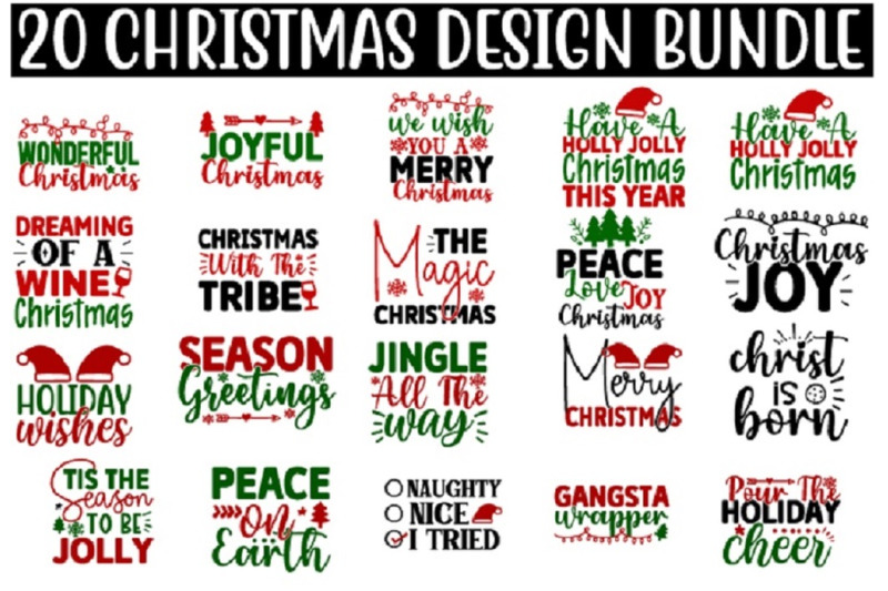 christmas-svg-t-shirt-quotes-design-bundle
