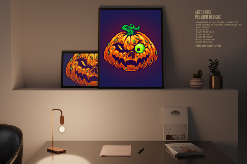 monster-jack-o-lantern-creepy-pumpkins-halloween