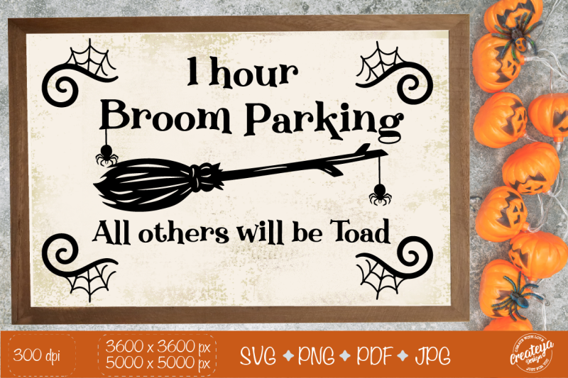 broom-parking-svg-halloween-farmhouse-sign-svg-halloween-sign