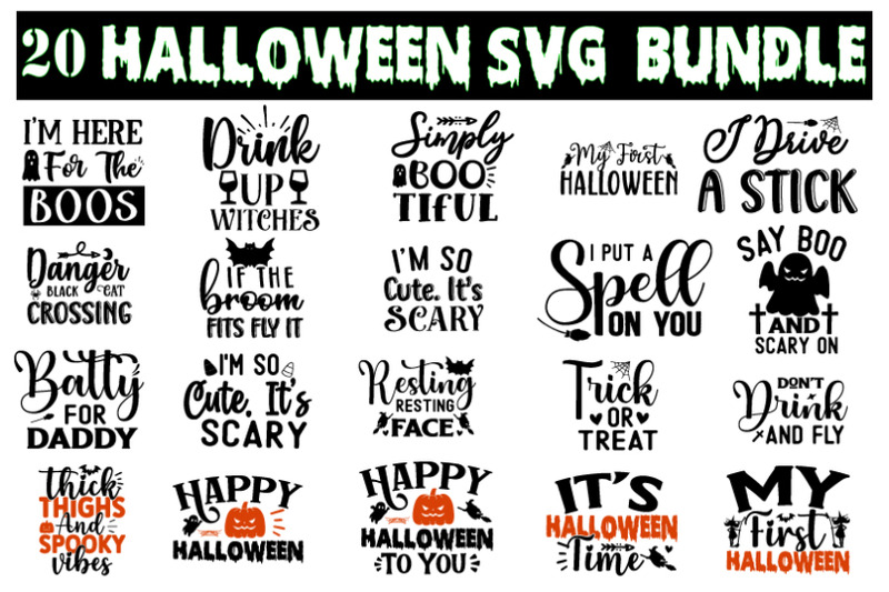 halloween-svg-t-shirt-design-bundle