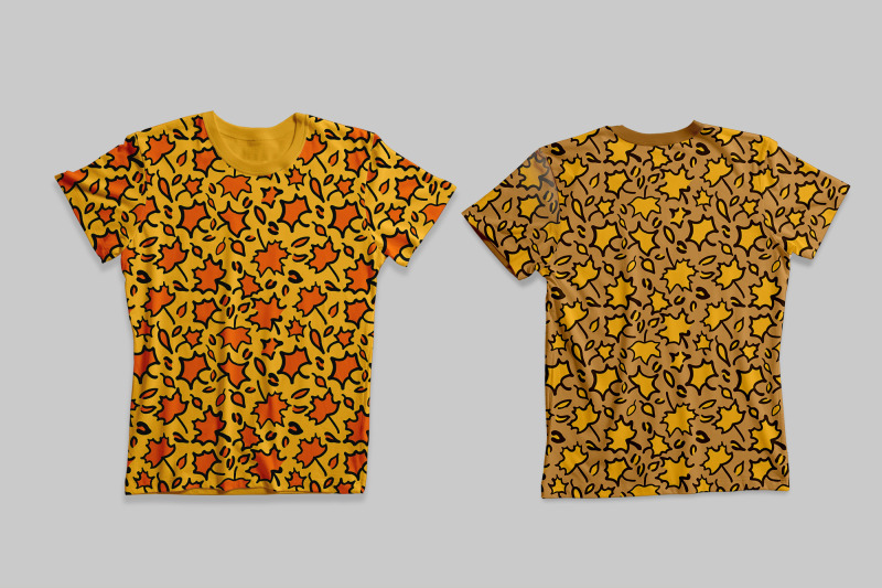 leopard-digital-paper-fall-maple-leaves-leopard-print