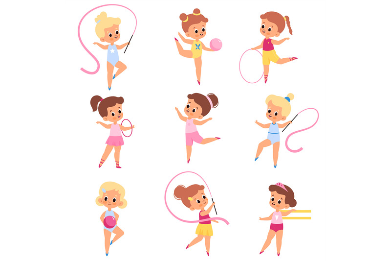 girls-gymnastics-little-athletes-in-different-poses-kids-make-aerobi