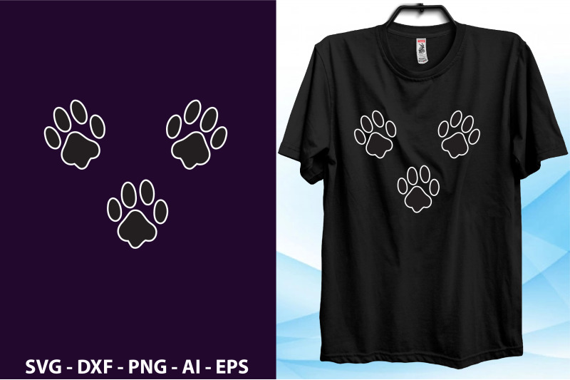 dog-paw-t-shirt-cut-file