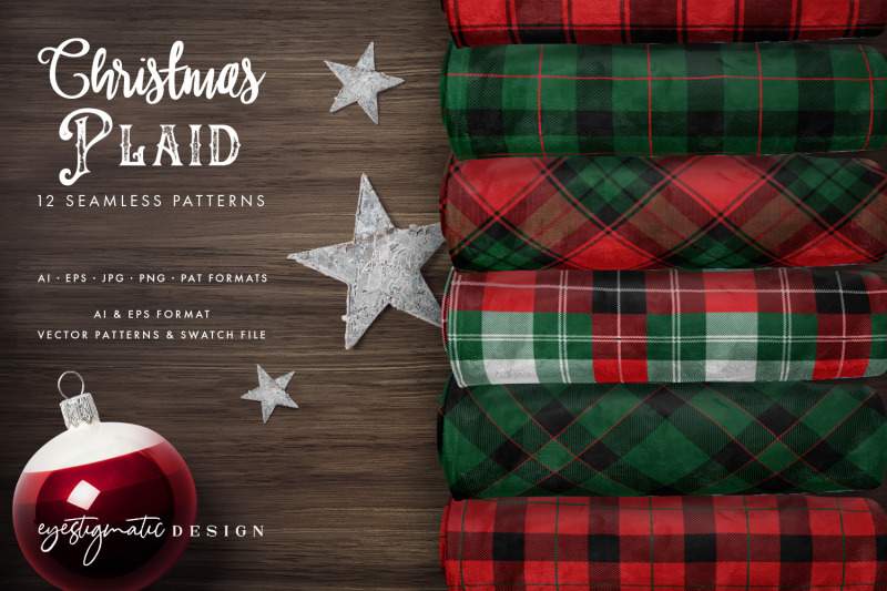 christmas-plaid-digital-patterns