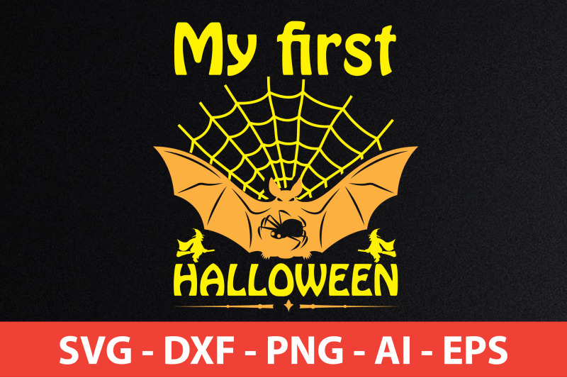 my-first-halloween-t-shirt-cut-file