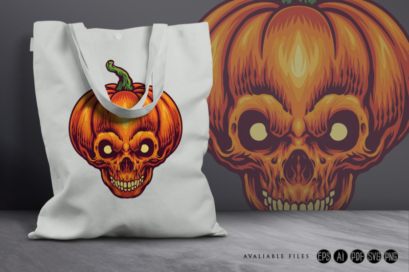 halloween-jack-o-lantern-pumpkin-skull-head