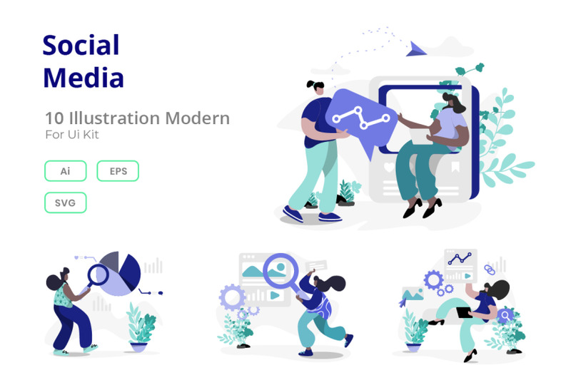 social-media-illustration