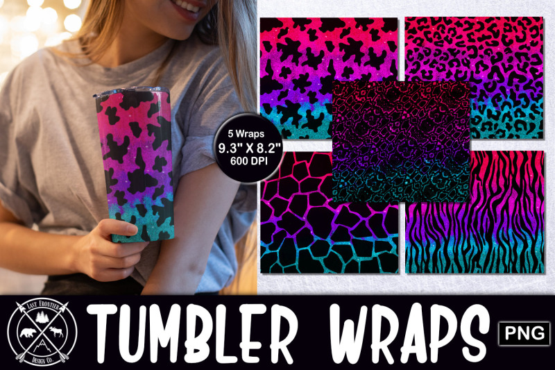 skinny-tumbler-animal-print-wrap-sublimation-tumbler-png