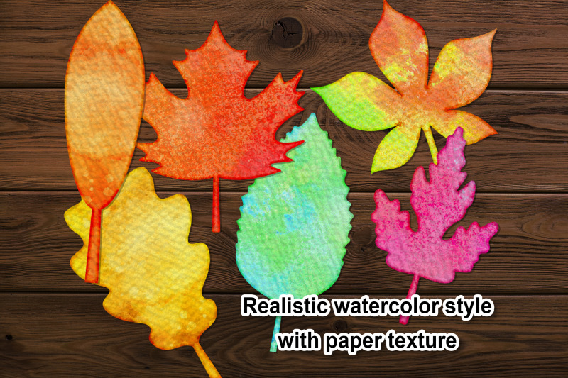 watercolor-fall-autumn-leaves-png-clipart-set