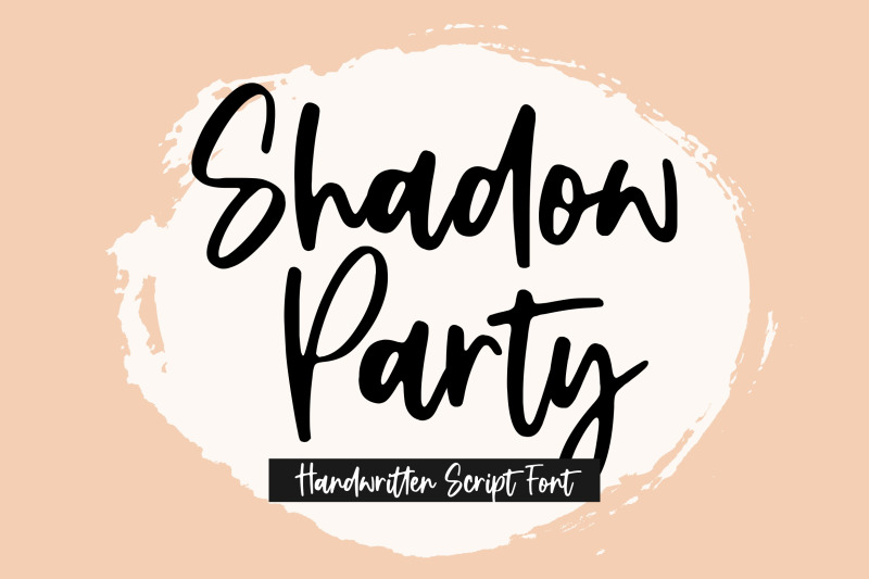 shadow-party-handwritten-script-font