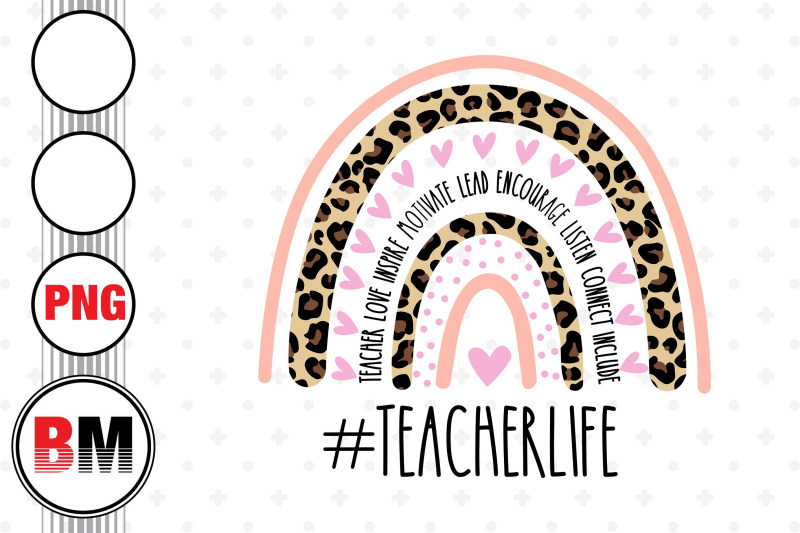 teacher-life-rainbow-png-files