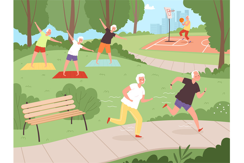 elderly-park-activity-older-people-grandparents-walking-in-urban-park