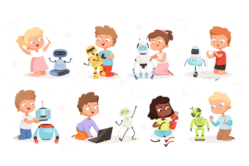 kids-robot-programming-future-technology-educational-process-children