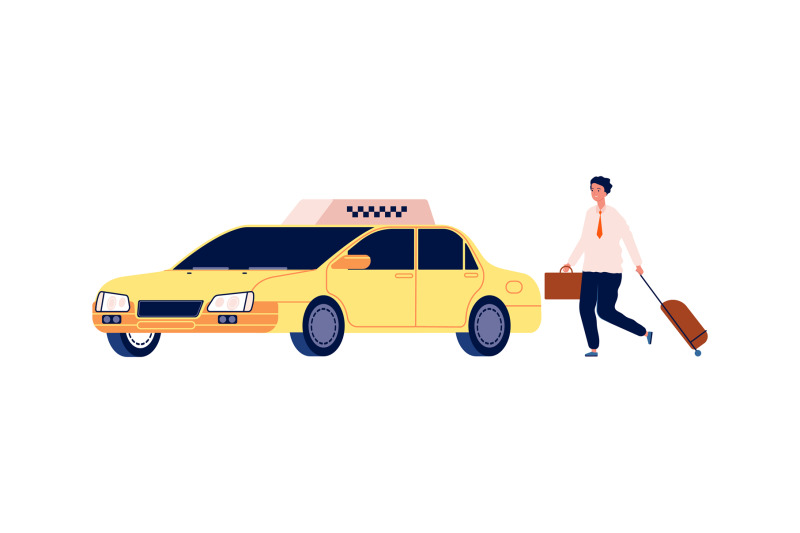 businessman-get-in-taxi-man-catches-auto-young-guy-with-suitcase-and