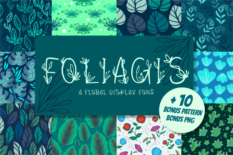 foliagis-floral-display-font