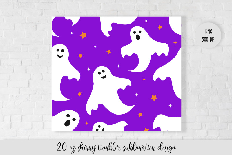 cute-ghosts-halloween-skinny-tumbler-sublimation-wrap