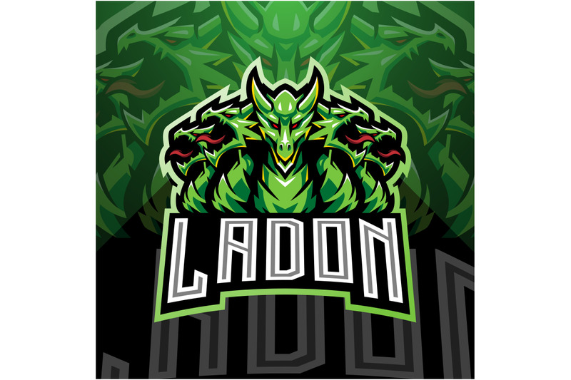 ladon-esport-mascot-logo-design