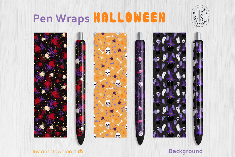 halloween-spooky-witch-cat-pen-wraps-png