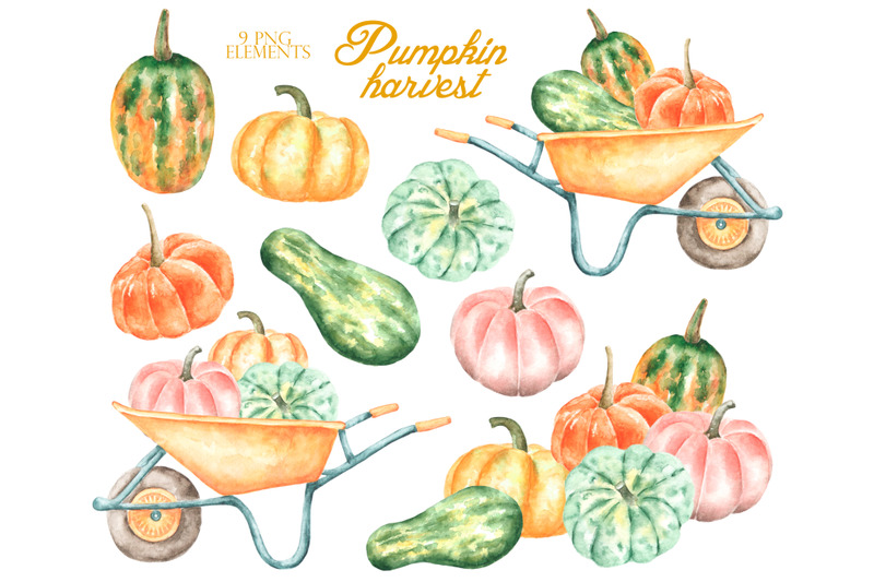 pumpkin-watercolor-clipart-thanksgiving-fall