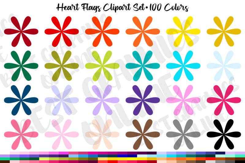 100-asterisk-flowers-planner-sticker-clipart-asterisks-printable-stic