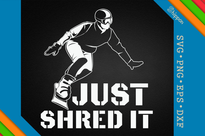 snowboarding-graphic-just-shred-it