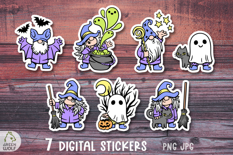 halloween-stickers-cute-halloween-sticker-bundle-witch-gnome-sticker