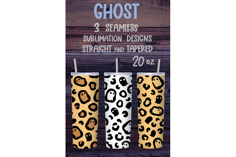 halloween-tumbler-sublimation-design-ghost-tumbler-wrap-design