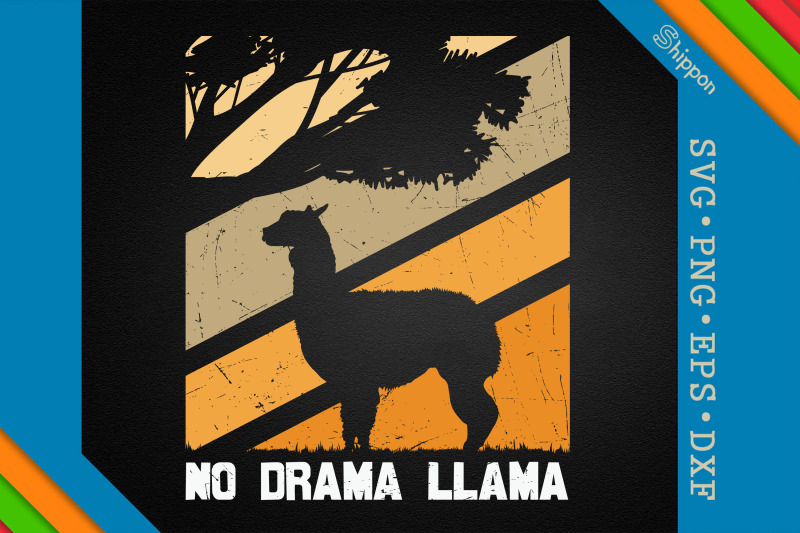 no-drama-llama-quote-about-happiness