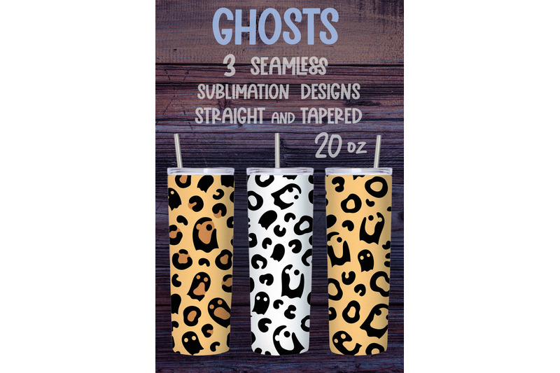 leopard-halloween-tumbler-sublimation-design-ghost-tumbler-sublimation