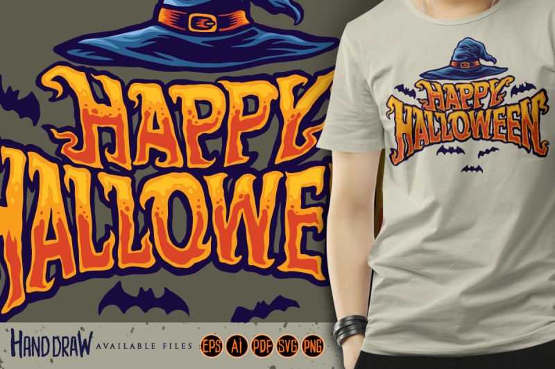 happy-halloween-witch-hat-typography