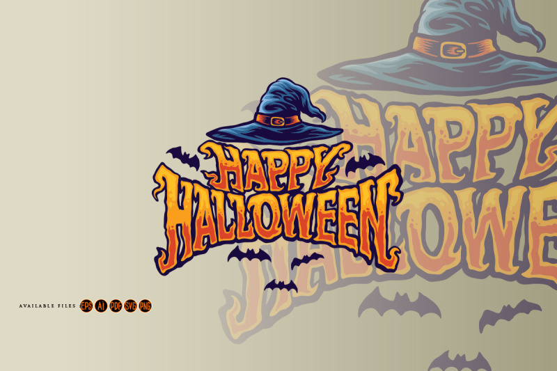 happy-halloween-witch-hat-typography