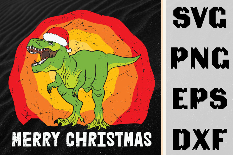 merry-christmas-t-rex-dinosaur