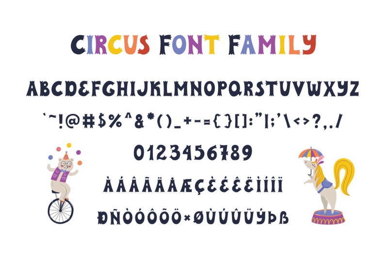 circus-font-and-clipart