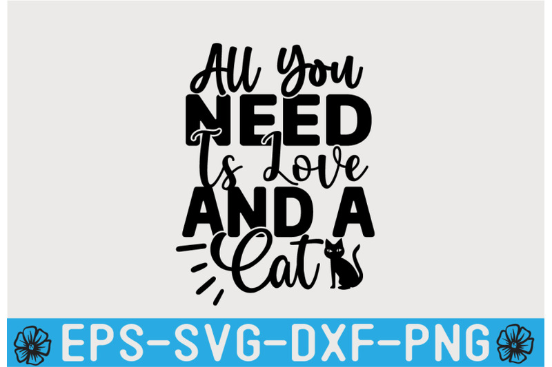 cat-svg-t-shirt-design-template