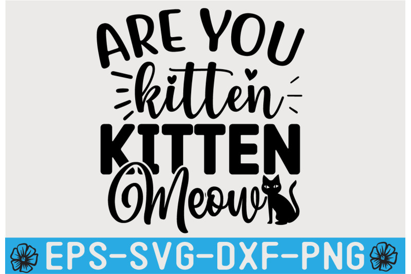cat-svg-t-shirt-design-template