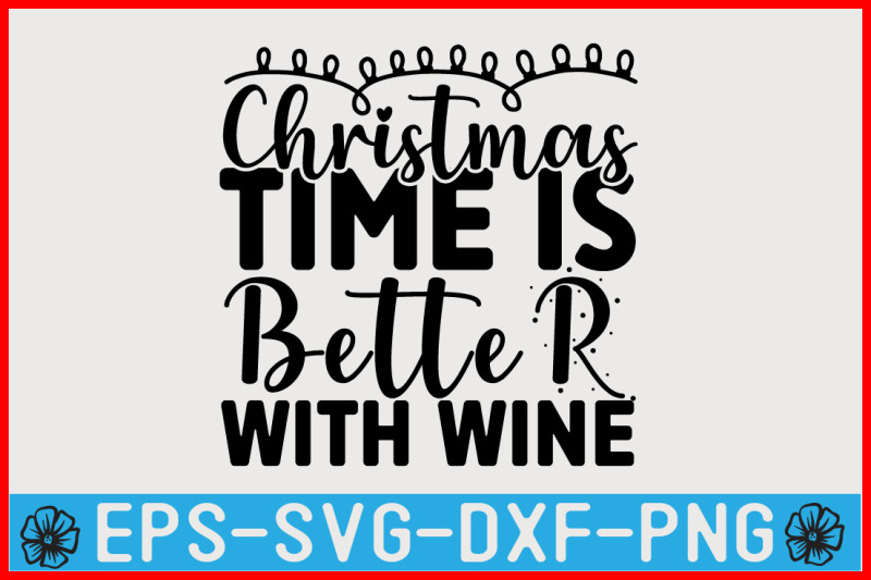 wine-christmas-svg-t-shirt-design