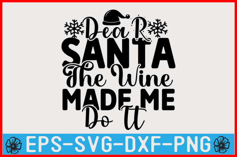 wine-christmas-svg-t-shirt-design
