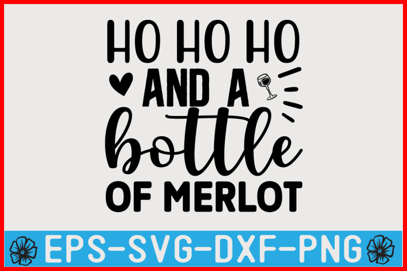 wine-christmas-svg-t-shirt-design