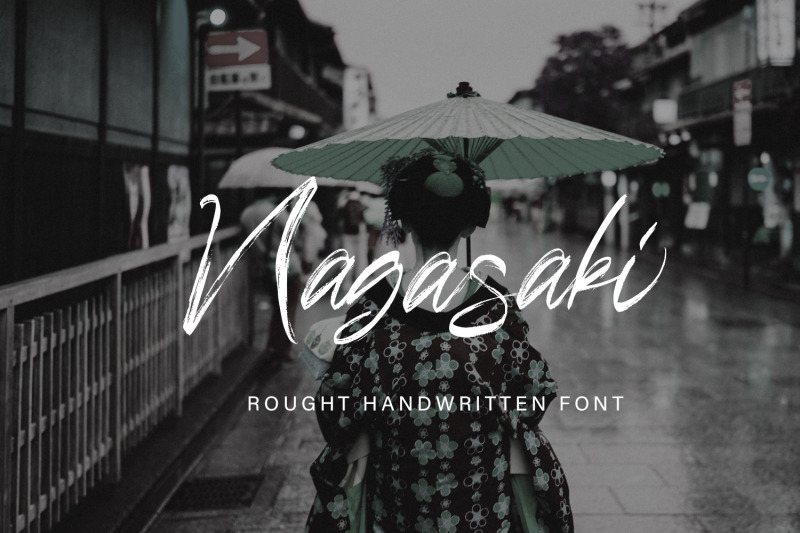 nagasaki-brush-font