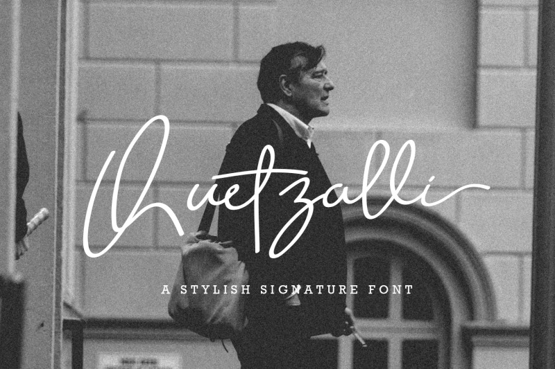 quetzalli-signature-font